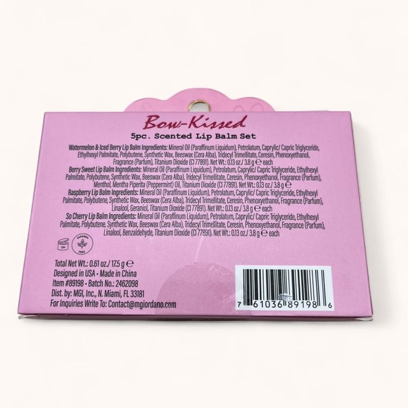 Lip Balm Set - Berry, Watermelon, Raspberry, Cherry - Picture 4 of 4